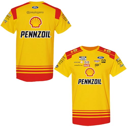 Kyle Busch #8 NASCAR 2024 Rebel Sublimated Pit Uniform Schwarzes Hemd, Joey Logano - Shell, XL Kyle Busch #8 NASCAR 2024 Rebel Sublimated Pit Uniform Schwarzes Hemd, Joey Logano - Shell, XL von Checkered Flag Sports