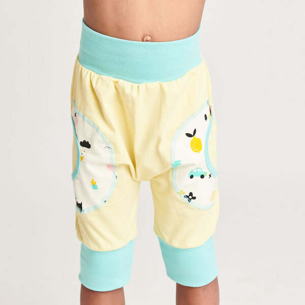 Cheeky Apple 3/4 Hose aus Bio-Baumwolle "Jersey Vanilla/Lief Leven" von Cheeky Apple