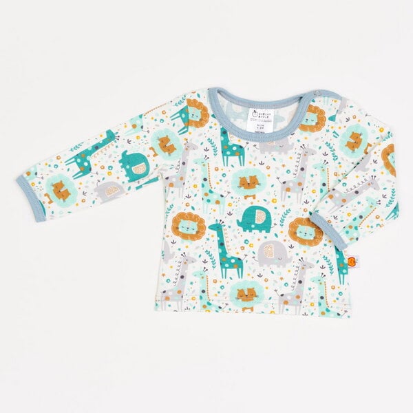 Cheeky Apple Langarm Baby-Shirt aus Bio-Baumwolle "Mini Jungle" von Cheeky Apple