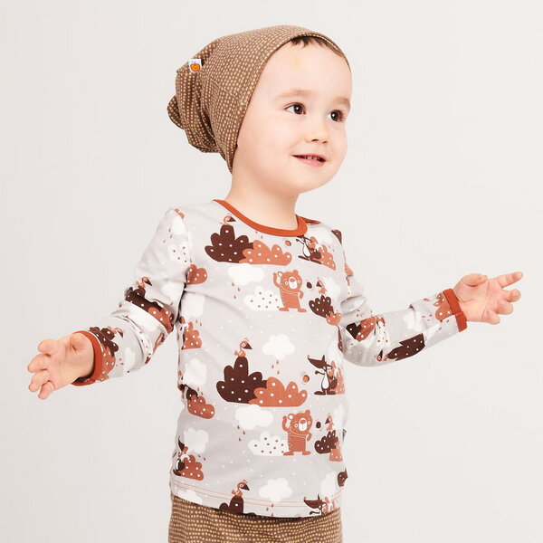 Cheeky Apple Langarm Baby-Shirt aus Bio-Baumwolle "Yo-yo" von Cheeky Apple