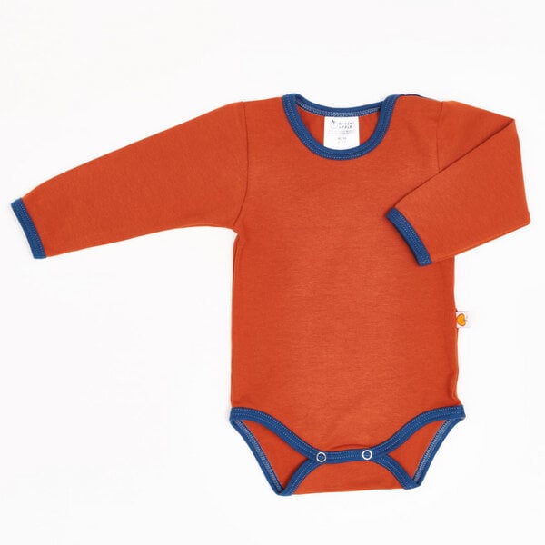 Cheeky Apple Langarm-Body aus Bio-Baumwolle "Jersey Uni" von Cheeky Apple