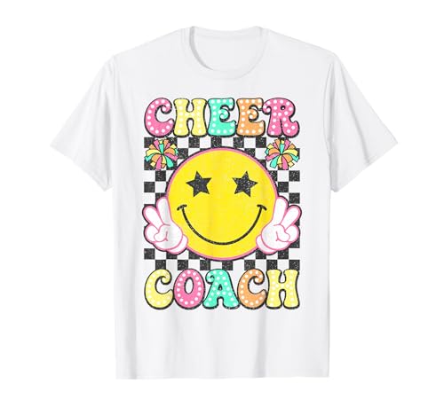 Retro Cheer Coach Cheerleader Cheerleading Frauen T-Shirt von Cheer Coach Cheerleading Cheerleader