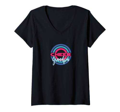 Damen Jubeln Sie Opa in modernen Zirkeln zu T-Shirt mit V-Ausschnitt Damen Jubeln Sie Opa in modernen Zirkeln zu T-Shirt mit V-Ausschnitt von Cheer Dad Merch