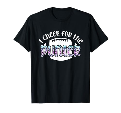 I Cheer for The Punter Damen-Fußball mit Leopardenmuster T-Shirt I Cheer for The Punter Damen-Fußball mit Leopardenmuster T-Shirt von Cheer For The Punter