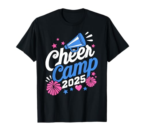 Lustiges Cheercamp 2025 Cheerleader-Cheerleader-Spieltag Mama T-Shirt von Cheer Mom Cheerleading Gifts For Women Girls