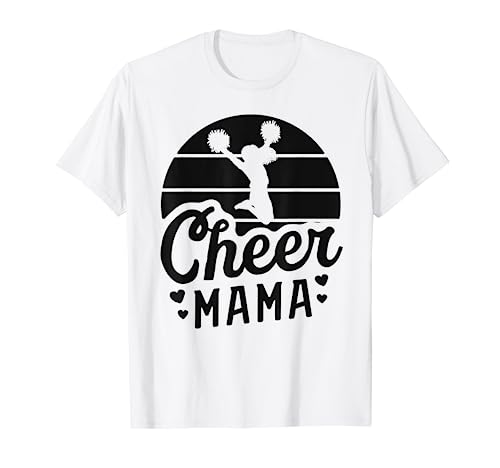 Retro Cheer Mama Shirt Cheerleader Mom Gifts Cheer Mom T-Shirt von Cheer Mom by 14th Floor