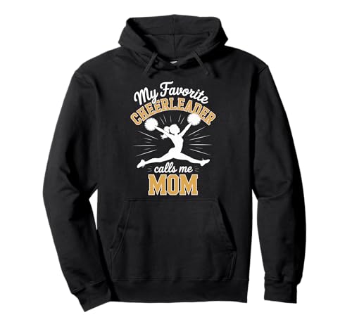 Cheerleader-Mama Meine Lieblings-Cheerleader-Tochter Mama Mama Pullover Hoodie von Cheer Tees NYC