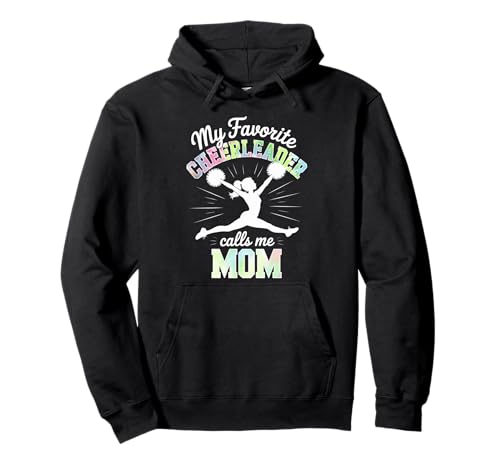 Cheerleader-Mama Meine Lieblings-Cheerleader-Tochter Tie Dye Pullover Hoodie von Cheer Tees NYC