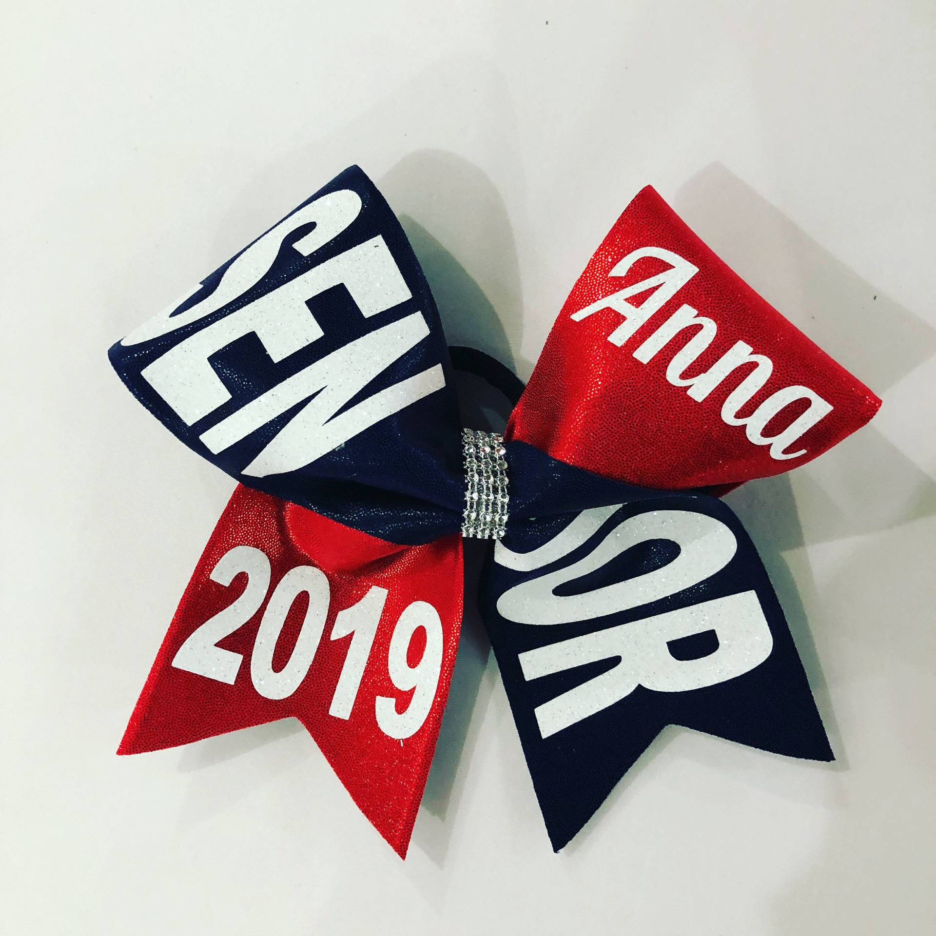 Senior Customized Cheer Bow Senior Customized Cheer Bow von Cheercuties