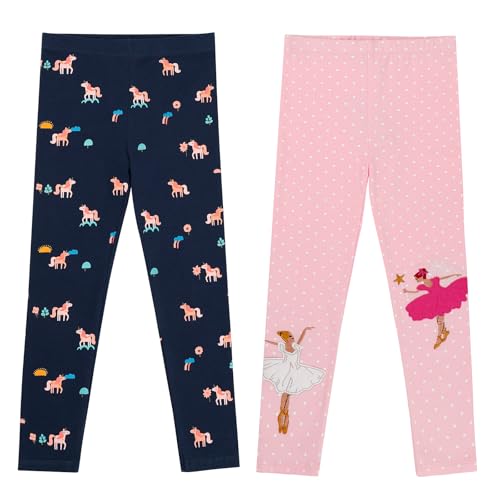 Cheerful Mario 2-7 Jaher Multipack Leggings Mädchen Kleinkind Baumwolle Hosen Lang Weich und Bequem Set B 5-6 Jahre Cheerful Mario 2-7 Jaher Multipack Leggings Mädchen Kleinkind Baumwolle Hosen Lang Weich und Bequem Set B 5-6 Jahre von Cheerful Mario