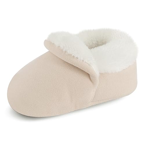 Cheerful Mario 3-18 Monate Baby Winterschuhe Wärme Plüsch Krabbelschuhe Winter Baby Mädchen Jungen Hausschuhe Babyschuhe Beige 12-18 Monate von Cheerful Mario