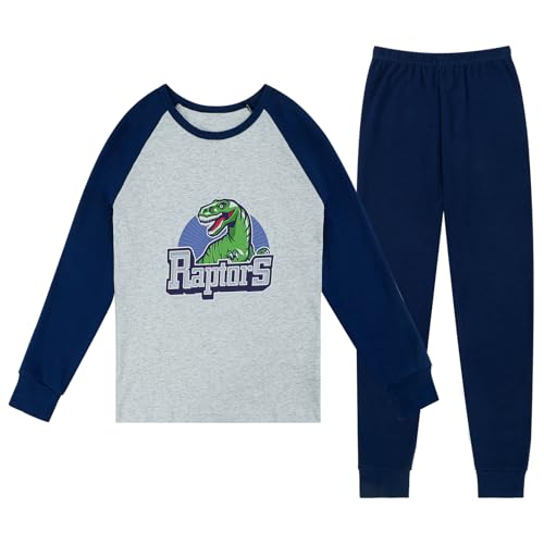 Cheerful Mario Baumwolle Schlafanzug Jungen Lange Ärmel Pyjama Set Für Kleinkinder Kinder in Herbst Winter Dino-E 152 von Cheerful Mario