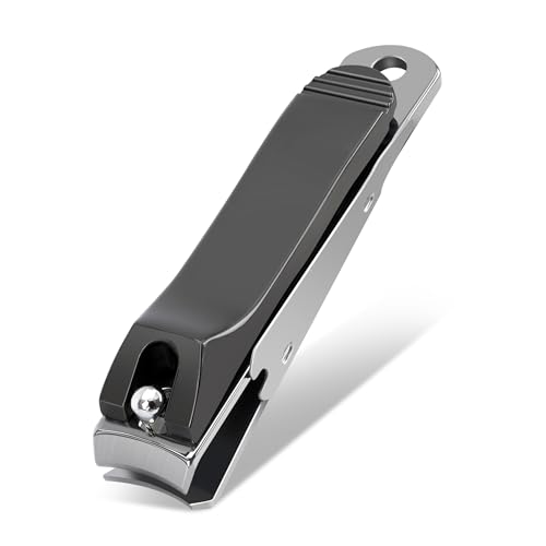 Nagelknipser, Große Nagelknipser Knipser Fußnägel Gerade Nail Clipper aus Edelstahl, Ultra Wide Jaw Opening Sharp Nagelzwicker für Sehr Dicke Nägel, für Damen und Herren (75MM) von Kolamom