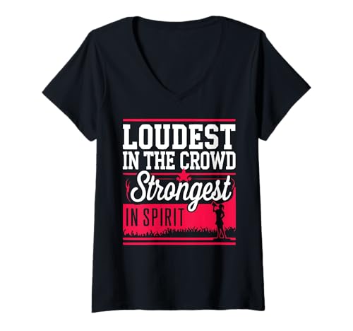 Damen Cheer Mama Cheerleader Cheer Squad Cheerleading T-Shirt mit V-Ausschnitt Damen Cheer Mama Cheerleader Cheer Squad Cheerleading T-Shirt mit V-Ausschnitt von Cheerleader Cheerleading Cheer Mom