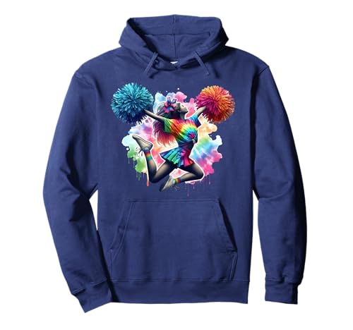 Cheerleader Pom Poms Tie DyeCheerleading Cheer Girls Outfit Pullover Hoodie Cheerleader Pom Poms Tie DyeCheerleading Cheer Girls Outfit Pullover Hoodie von Cheerleading Costume Colorful Gifts