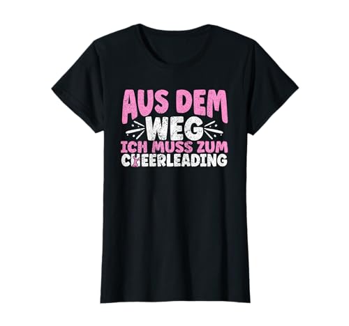 Cheerleading Cheerleader Damen Pompom Cheerleaden Mädchen T-Shirt von Cheerleading Geschenke, Frauen Cheerleading