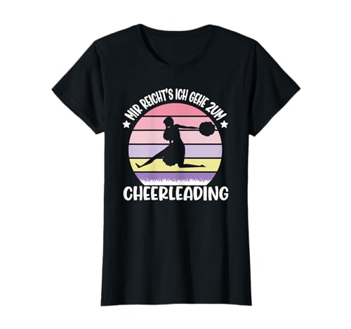Cheerleading Cheerleader Damen Pompom Cheerleaden Mädchen T-Shirt von Cheerleading Geschenke, Frauen Cheerleading