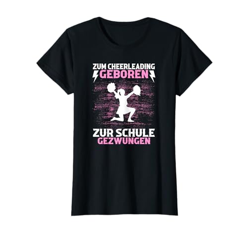 Cheerleading Schule Damen Pompom Cheerleaden Mädchen T-Shirt von Cheerleading Geschenke, Frauen Cheerleading