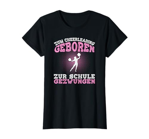Cheerleading Schule Damen Pompom Cheerleaden Mädchen T-Shirt von Cheerleading Geschenke, Frauen Cheerleading