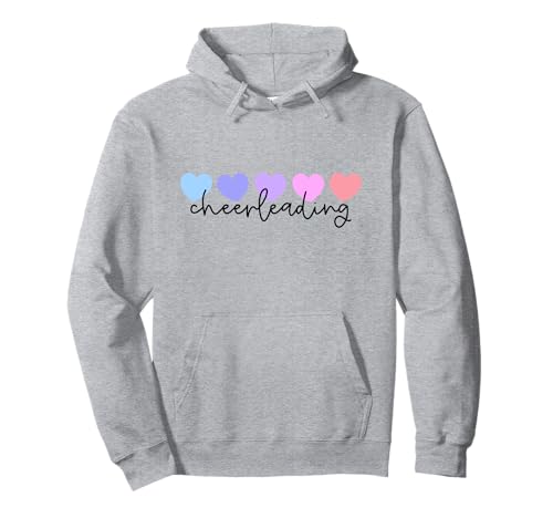 Cheerleader oder Cheerleading oder Cheer Lover Herz Frauen Mädchen Pullover Hoodie von Cheerleading Heart Lover Apparel Co