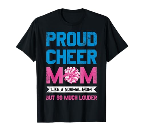 Stolze Cheer Mama Wie eine normale Mutter für Cheerleader Cheer Mom T-Shirt von Cheerleading Love Cheer Design