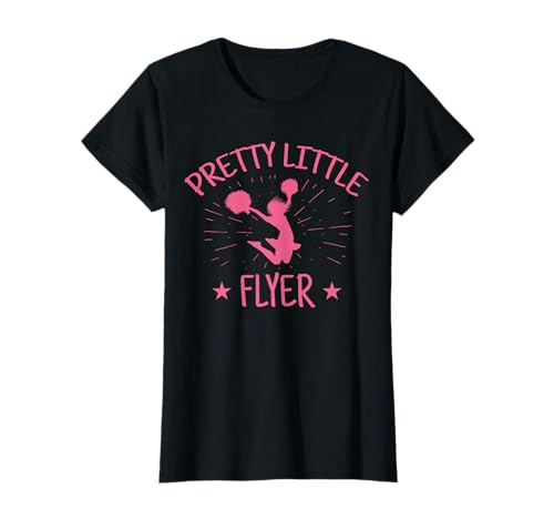 Pretty Little Flyer T-Shirt Cheerleader Love Mom Mädchen Geschenk T-Shirt Pretty Little Flyer T-Shirt Cheerleader Love Mom Mädchen Geschenk T-Shirt von Cheerleading Shirts & Cheer Apparel Gifts