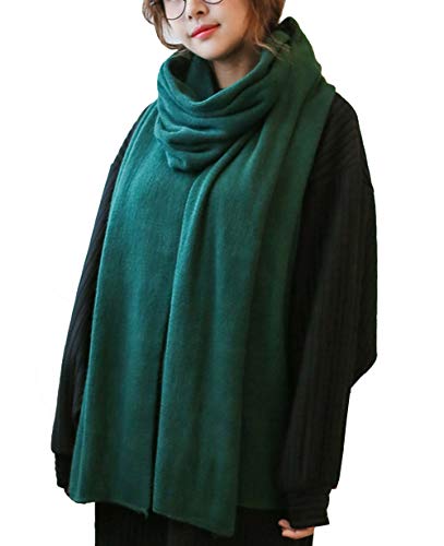 Cheerlife Damen Strickschal Lang XXL Warme Grobstrick Schal Oversize Herbst Winter 220cm x 60cm (Grün) von Cheerlife