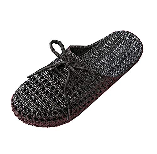 Cheerlife Damen Clogs Atmungsaktiv Hausschuhe rutschfest Gartenschuhe Pantoletten Sommer Sandalen (Schwarz, Numeric_37) von Cheerlifee