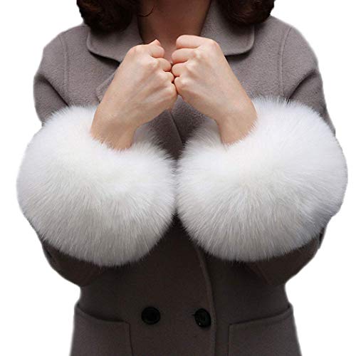 Cheerlife Fell Pelz Armstulpen Stulpen Manschetten Fellstulpen Handschuhe Pulswärmer Kunstfell Weiß Cheerlife Fell Pelz Armstulpen Stulpen Manschetten Fellstulpen Handschuhe Pulswärmer Kunstfell Weiß von Cheerlifee