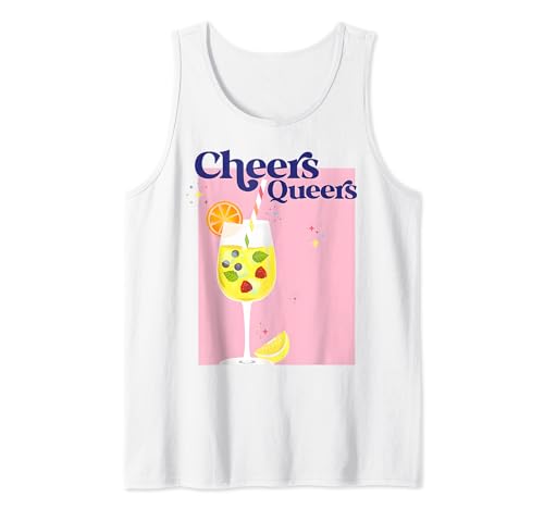 Cheers Queers LGBTQIA+ Pride Month für Männer und Frauen Tank Top von Cheers Queers LGBTQIA Gift