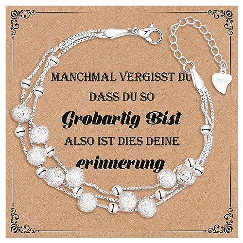 CheersLife Damen Armbänder Silber 925,Manchmal Vergisst Du, Dass Du Fantastisch Bist, Inspirierendes Armband Das Geburtstagsgeschenk Für Frauen Besten Freunde Töchter Mutter Kollegen Mädchen von CheersLife