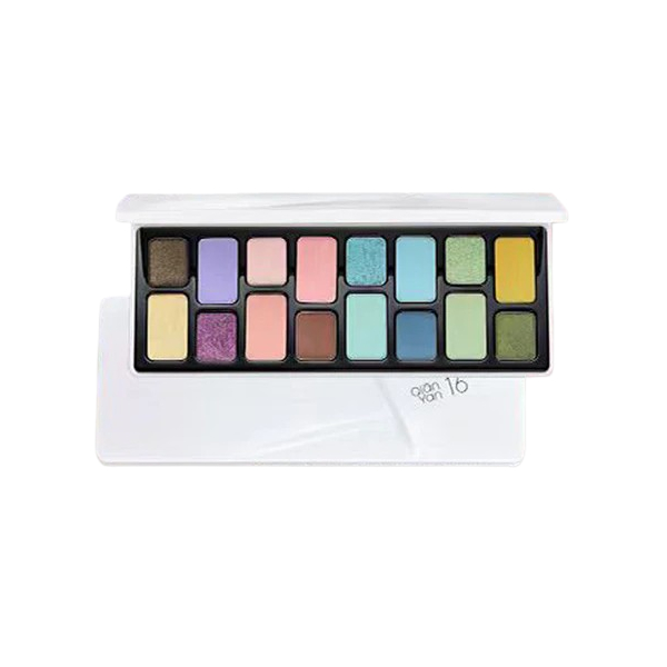 Cheeryep - 16-Color Natural Star Eye Shadow Palette - 14.5g - 02 Romcom von Cheeryep