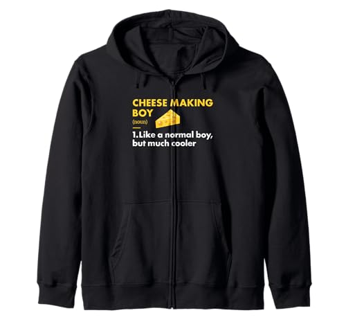 Cheesemaker Boy Definition Käseherstellung Kapuzenjacke Cheesemaker Boy Definition Käseherstellung Kapuzenjacke von Cheese Making Hobby Present Cheesemaker Apparel