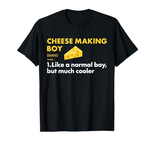 Cheesemaker Boy Definition Käseherstellung T-Shirt Cheesemaker Boy Definition Käseherstellung T-Shirt von Cheese Making Hobby Present Cheesemaker Apparel