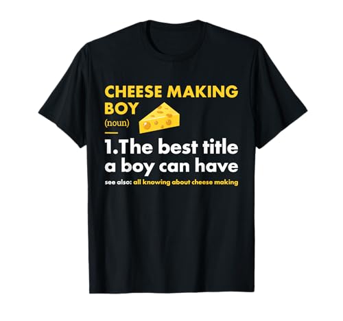 Cheesemaker Boy Definition Käseherstellung T-Shirt Cheesemaker Boy Definition Käseherstellung T-Shirt von Cheese Making Hobby Present Cheesemaker Apparel