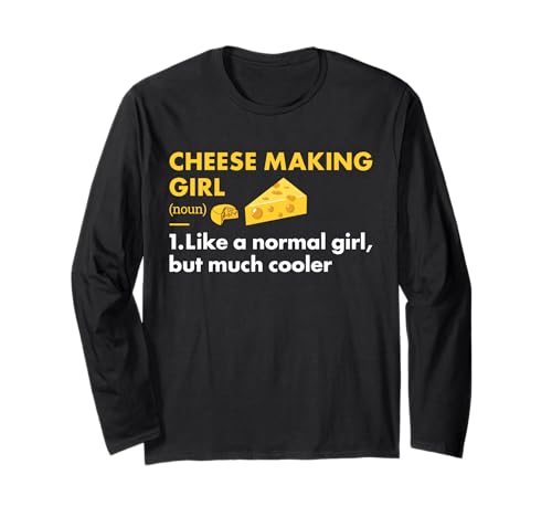 Cheesemaker Girl Definition Käseherstellung Langarmshirt Cheesemaker Girl Definition Käseherstellung Langarmshirt von Cheese Making Hobby Present Cheesemaker Apparel