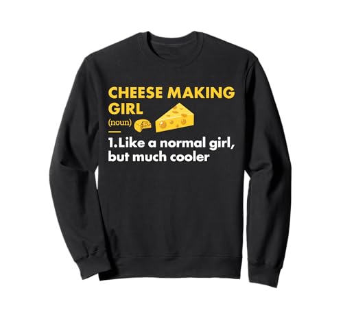 Cheesemaker Girl Definition Käseherstellung Sweatshirt Cheesemaker Girl Definition Käseherstellung Sweatshirt von Cheese Making Hobby Present Cheesemaker Apparel