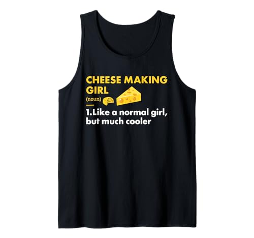Cheesemaker Girl Definition Käseherstellung Tank Top Cheesemaker Girl Definition Käseherstellung Tank Top von Cheese Making Hobby Present Cheesemaker Apparel