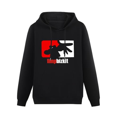 Cheese Scheme Limp Bizkit Alternative - Custom Hoody Unisex Ptinted Hoodies Long Sleeve Men's Hooded with Pocket Black XL von Cheese Scheme