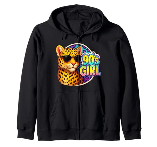 Gepard 90er Jahre Mädchen Geburtstag Party Regenbogen Leopard Print 1990er Jahre Kapuzenjacke Gepard 90er Jahre Mädchen Geburtstag Party Regenbogen Leopard Print 1990er Jahre Kapuzenjacke von Cheetah 90s Girl Birthday Party Rainbow