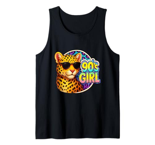 Gepard 90er Jahre Mädchen Geburtstag Party Regenbogen Leopard Print 1990er Jahre Tank Top Gepard 90er Jahre Mädchen Geburtstag Party Regenbogen Leopard Print 1990er Jahre Tank Top von Cheetah 90s Girl Birthday Party Rainbow