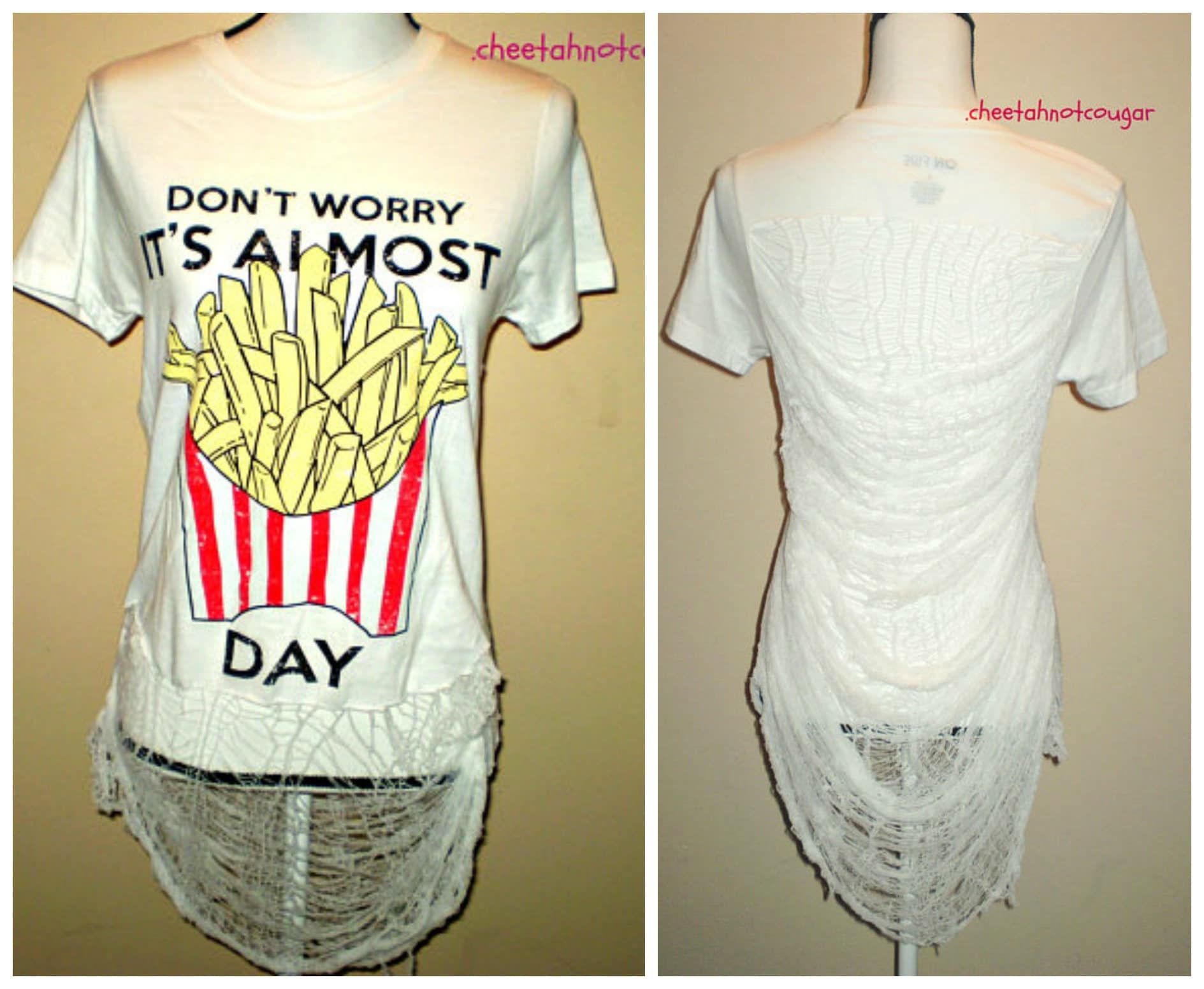 Friesday Destroyed Shredden Shirt von CheetahnotCougar