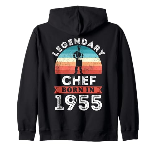 Legendary Chef Born in 1955, 70. Geburtstag Herren Kapuzenjacke Legendary Chef Born in 1955, 70. Geburtstag Herren Kapuzenjacke von Chef 1955 Legends Gifts for Mens 70th Bday