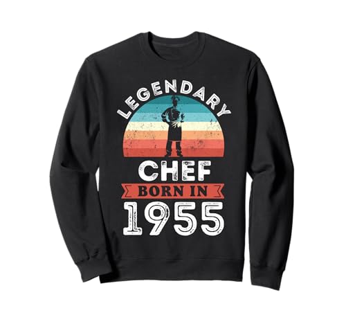 Legendary Chef Born in 1955, 70. Geburtstag Herren Sweatshirt Legendary Chef Born in 1955, 70. Geburtstag Herren Sweatshirt von Chef 1955 Legends Gifts for Mens 70th Bday