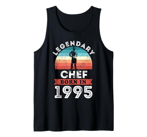 Legendary Chef Born in 1995, 30. Geburtstag Herren Tank Top Legendary Chef Born in 1995, 30. Geburtstag Herren Tank Top von Chef 1995 Legends Gifts for Mens 30th Bday