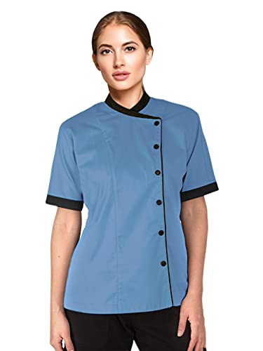 Kurze Ärmel Damen Damen Chef Mantel Jacken Von Chef Apparels von Chef Apparel