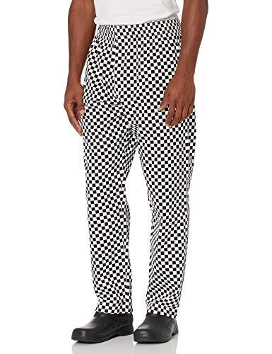 Chef Code Herren Kochhose, kariert weiß, X-Groß von Chef Code