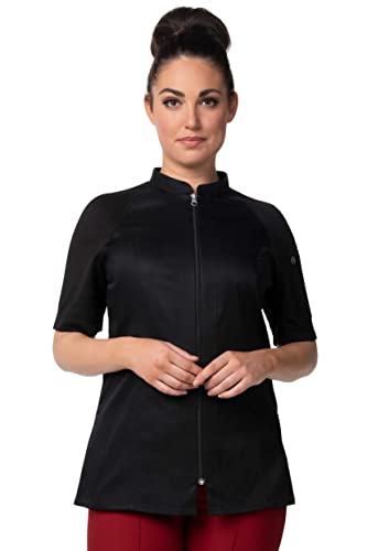 Chef Works Damen Arcadia Kochmantel, Schwarz, X-Large von Chef Works
