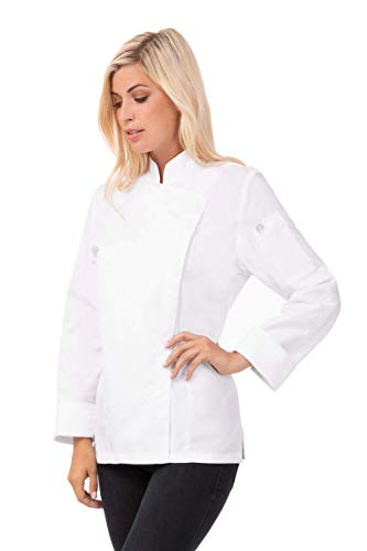 Chef Works Damen Lansing Kochmantel Kochjacken, Weiss/opulenter Garten, Large von Chef Works