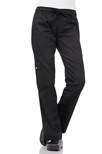 Chef Works Damen Cargo Kochhose, Schwarz, XL von Chef Works